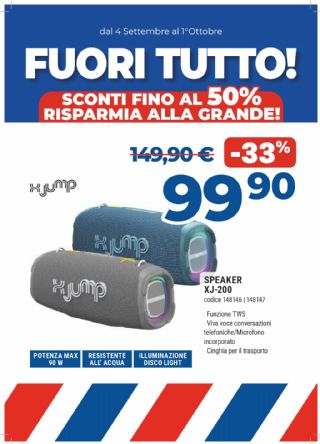 CASSA BLUETOOTH X JUMP XJ-200